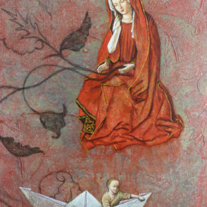 Virgen en Rojo